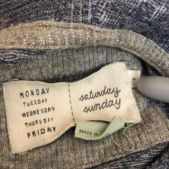 Saturday Sunday Chemise Cowl Neck Knit Dress Size Small - Picture 6 of 6